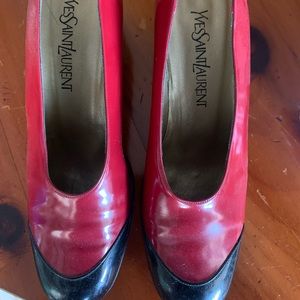 Yves saint laurent - YSL short red heels
